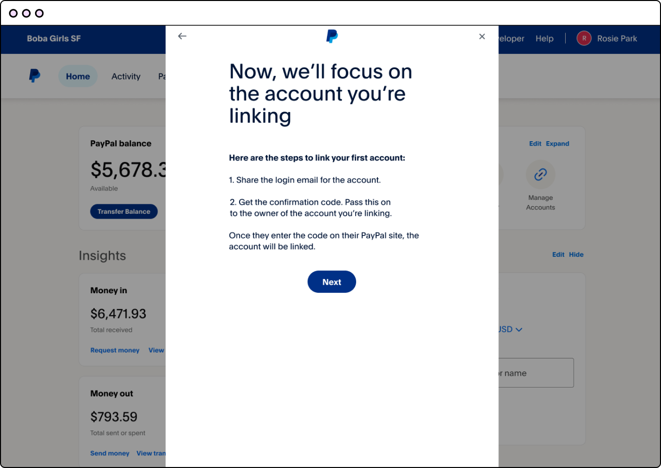 paypal accounts